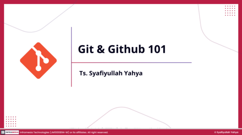Git & GitHub 101 - Infratify